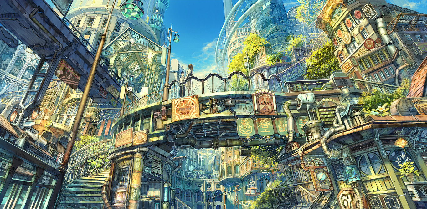 Solarpunk City - for Utopia RPG by David Markiwsky : r/solarpunk